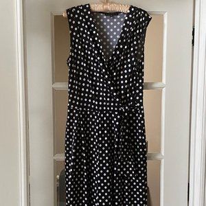 Black & White Polka Dot Jumpsuit - Full Length